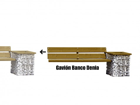 Denia Decorative Gabion Extension